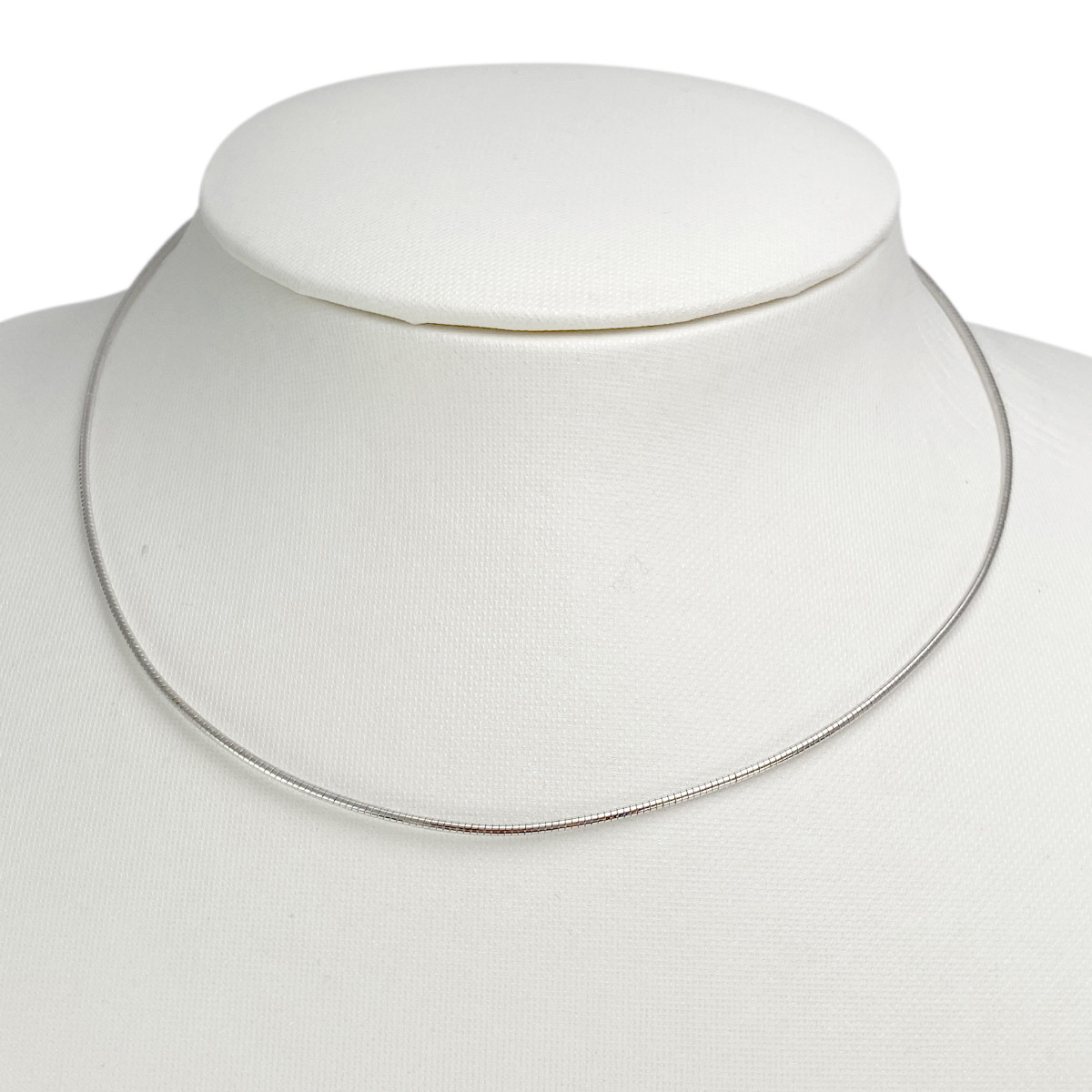 Collier d'occasion or 750 blanc 38 cm - vue 2