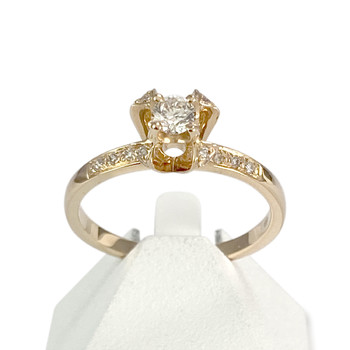 Bague MAUBOUSSIN d'occasion or 750 jaune diamants