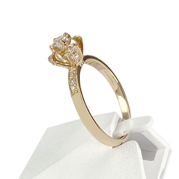 Bague MAUBOUSSIN d'occasion or 750 jaune diamants
