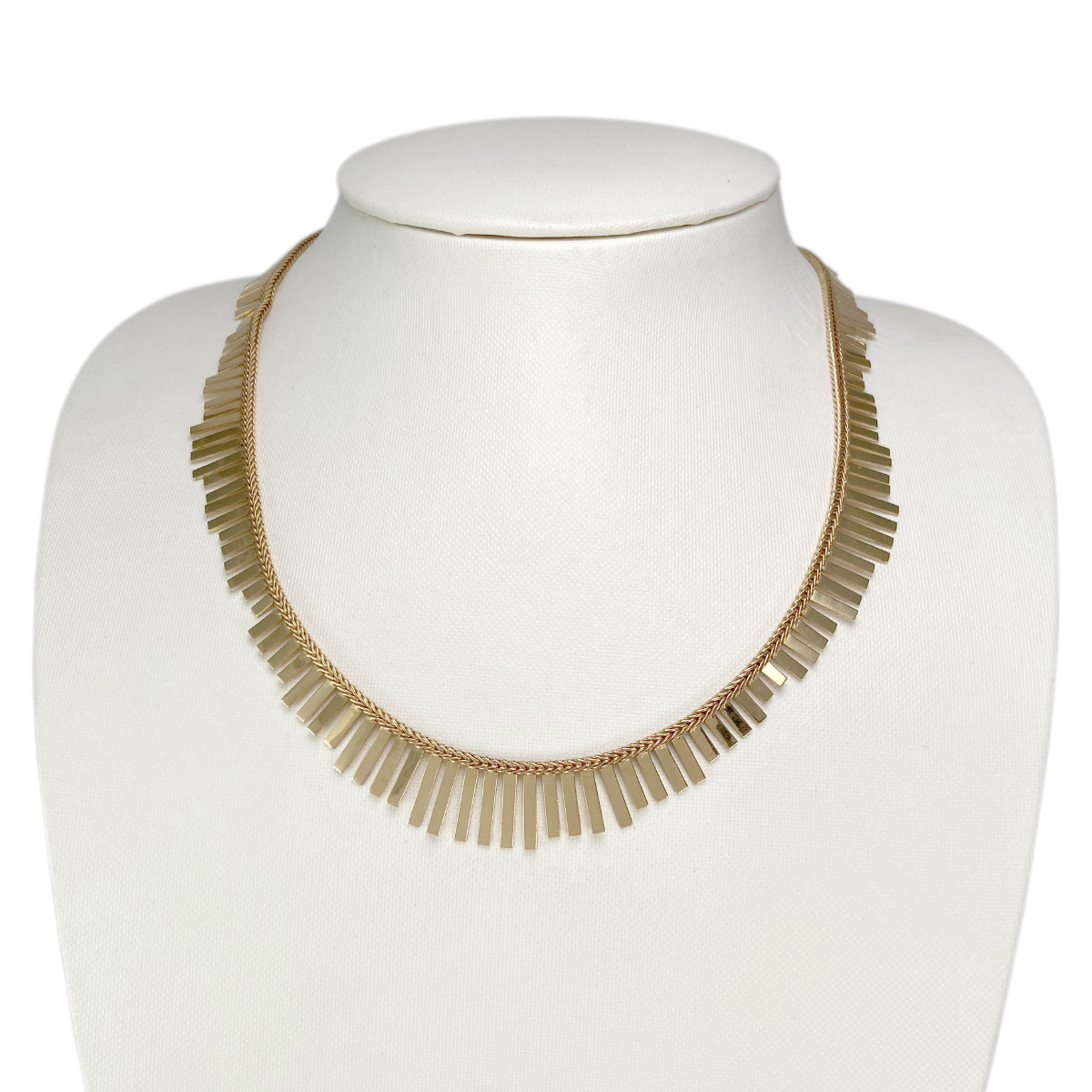 Collier d'occasion or 750 jaune maille fantaisie 45 cm - vue 2