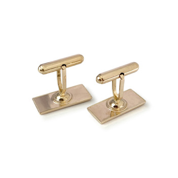 Boutons de manchettes d'occasion or 750 jaune