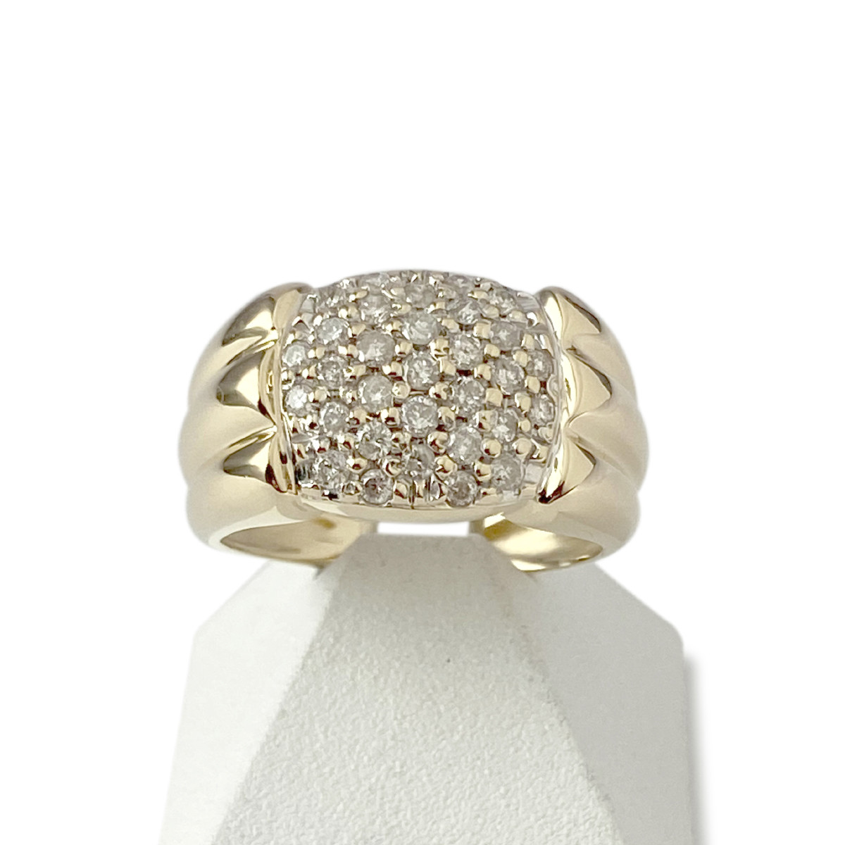 Bague d'occasion or 750 jaune diamants