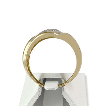 Bague d'occasion or 750 jaune diamants