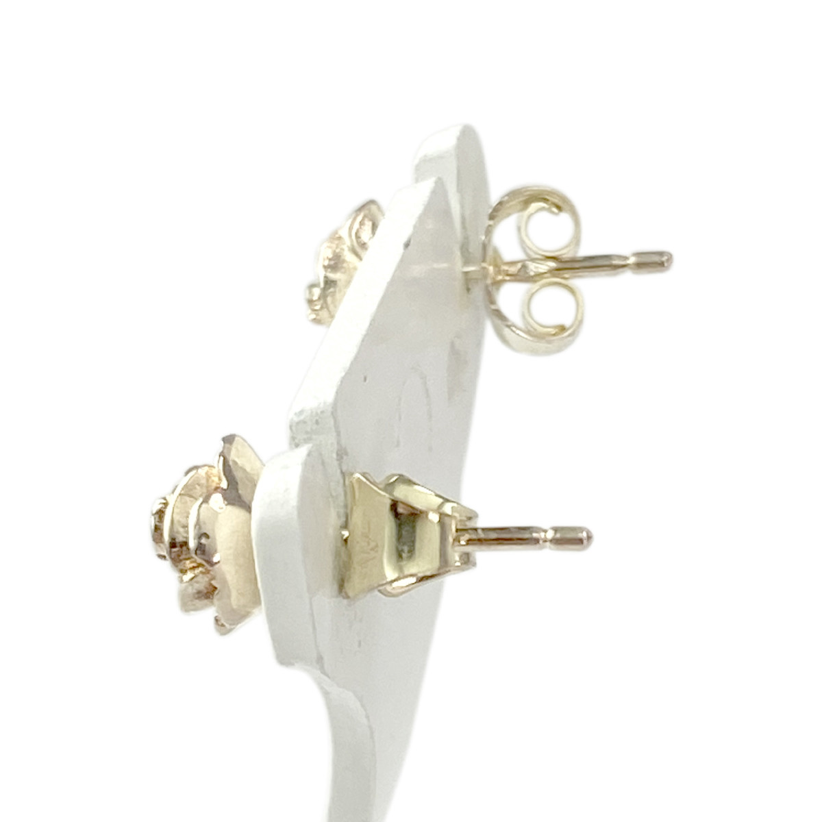 Boucles d'oreilles d'occasion or 750 jaune - vue 2