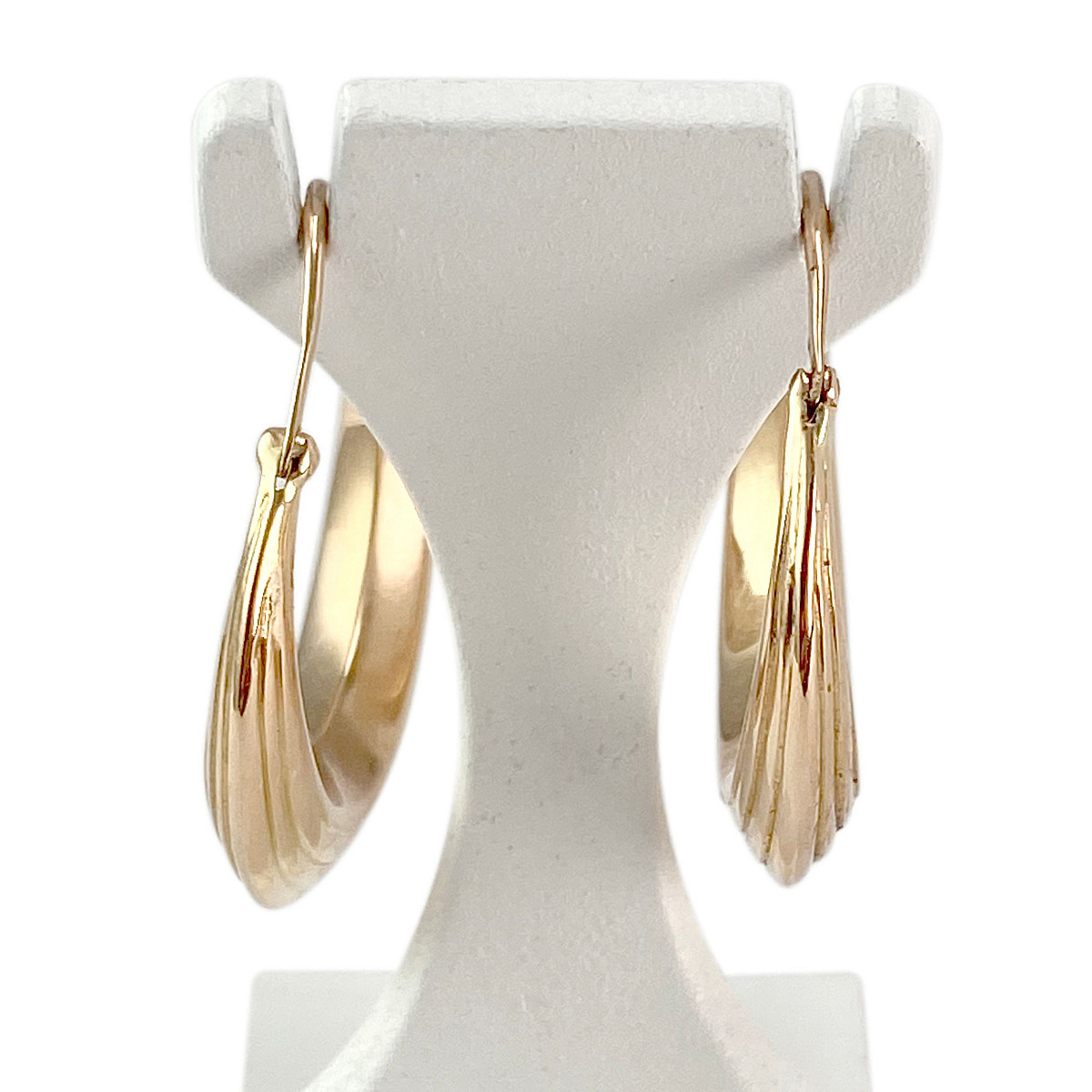 Boucles d'oreilles d'occasion or 750 jaune