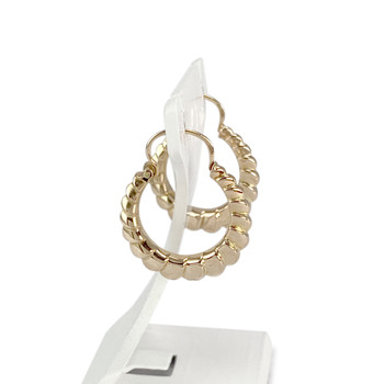 Boucles d'oreilles d'occasion or 750 jaune