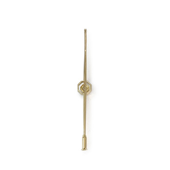 Broche d'occasion or 750 jaune et rhodié diamant