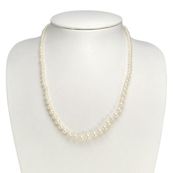Collier d'occasion or 750 jaune perles de culture du Japon 43 cm