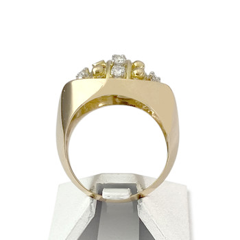 Bague d'occasion or 750 jaune diamants