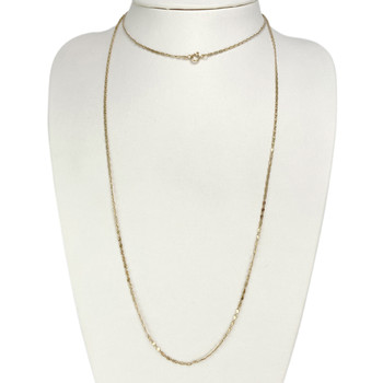 Collier d'occasion or 750 jaune maille fantaisie 96 cm