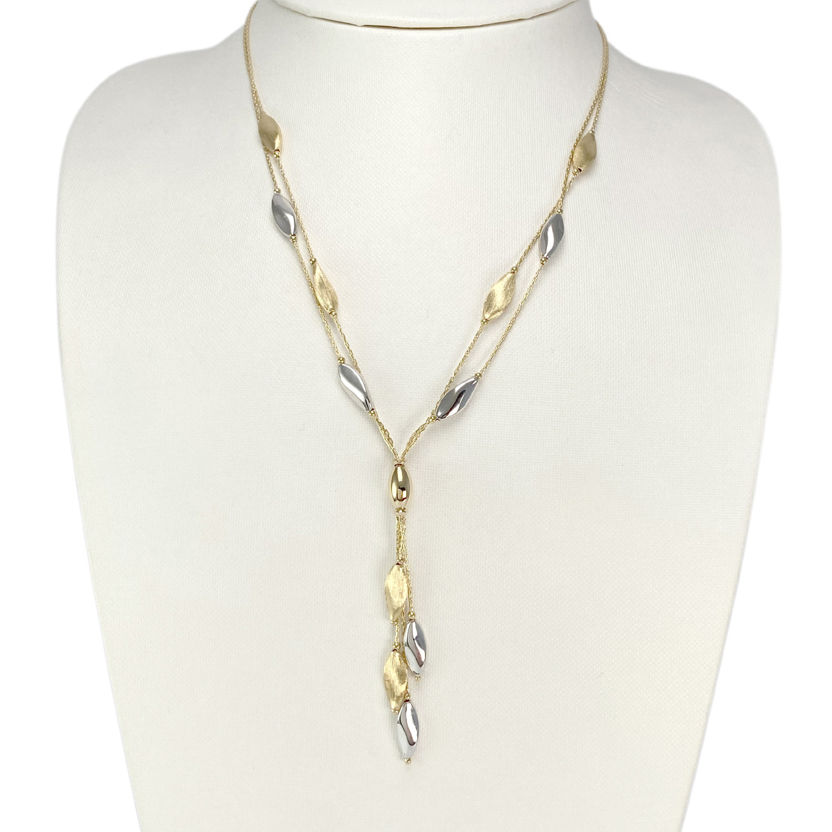 Collier d'occasion 2 ors 750 44 cm - vue 2