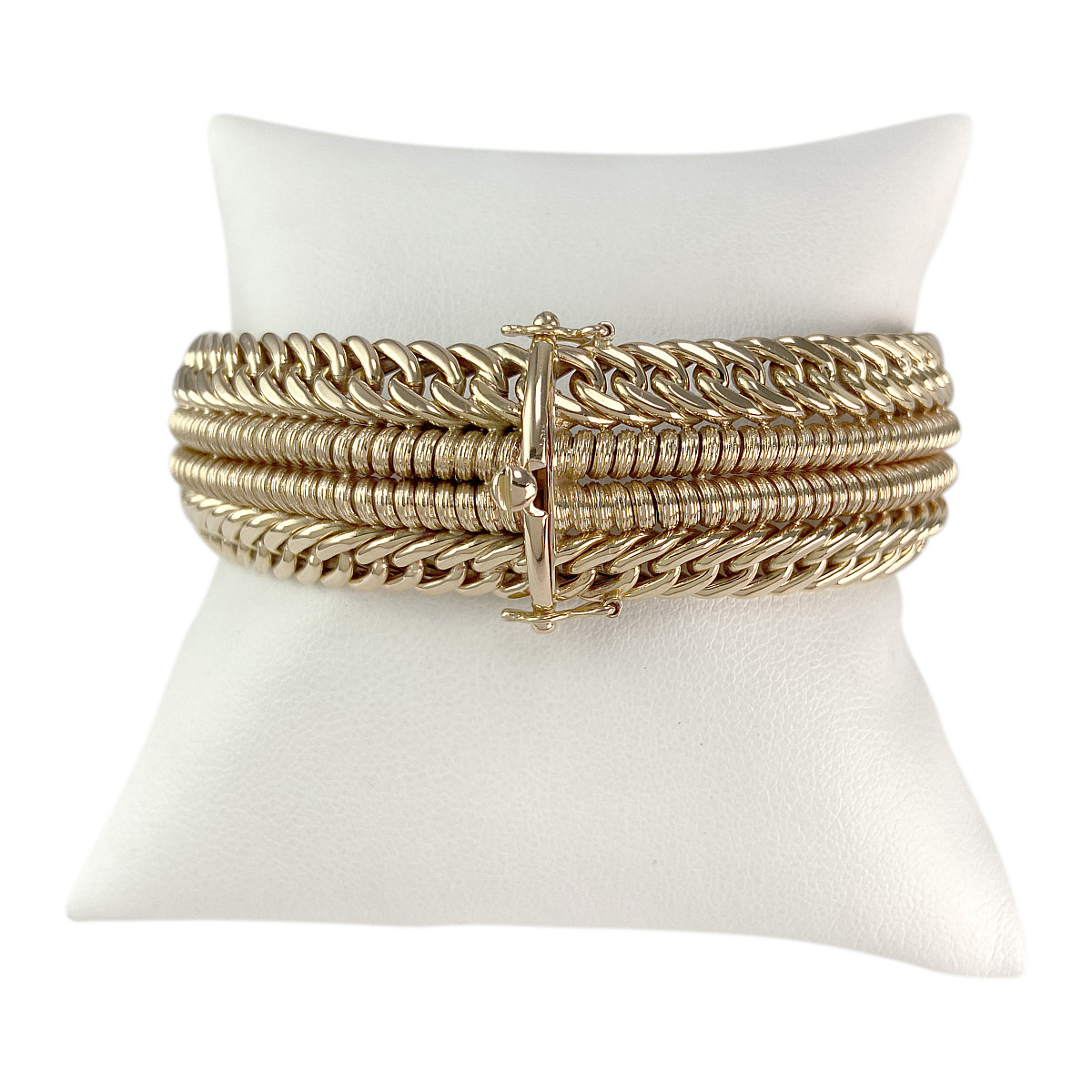 Bracelet d'occasion or 750 jaune 20.50 cm - vue 2