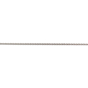 Collier d'occasion fleur or 750 blanc nacre diamant 40cm