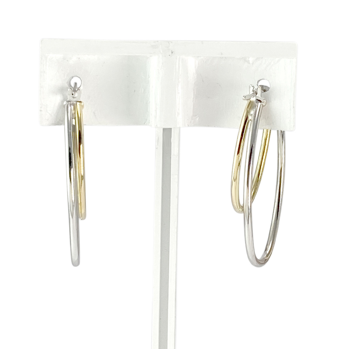 Boucles d'oreilles d'occasion 2 ors 750 - vue 3