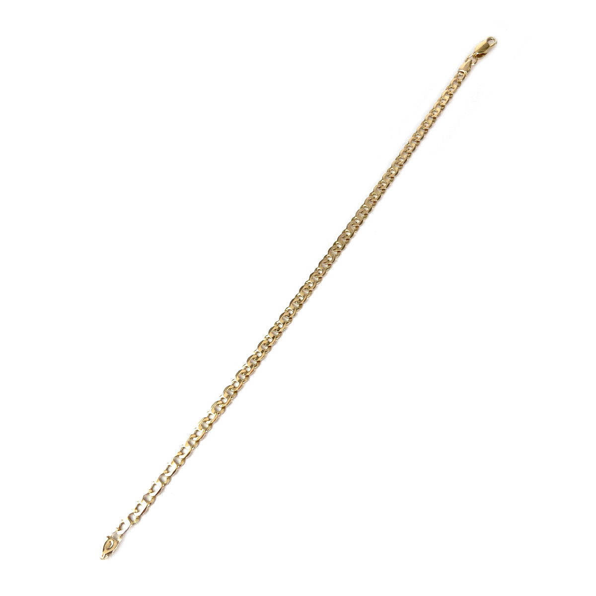Bracelet d'occasion or 750 jaune maille fantaisie 20cm - vue 2