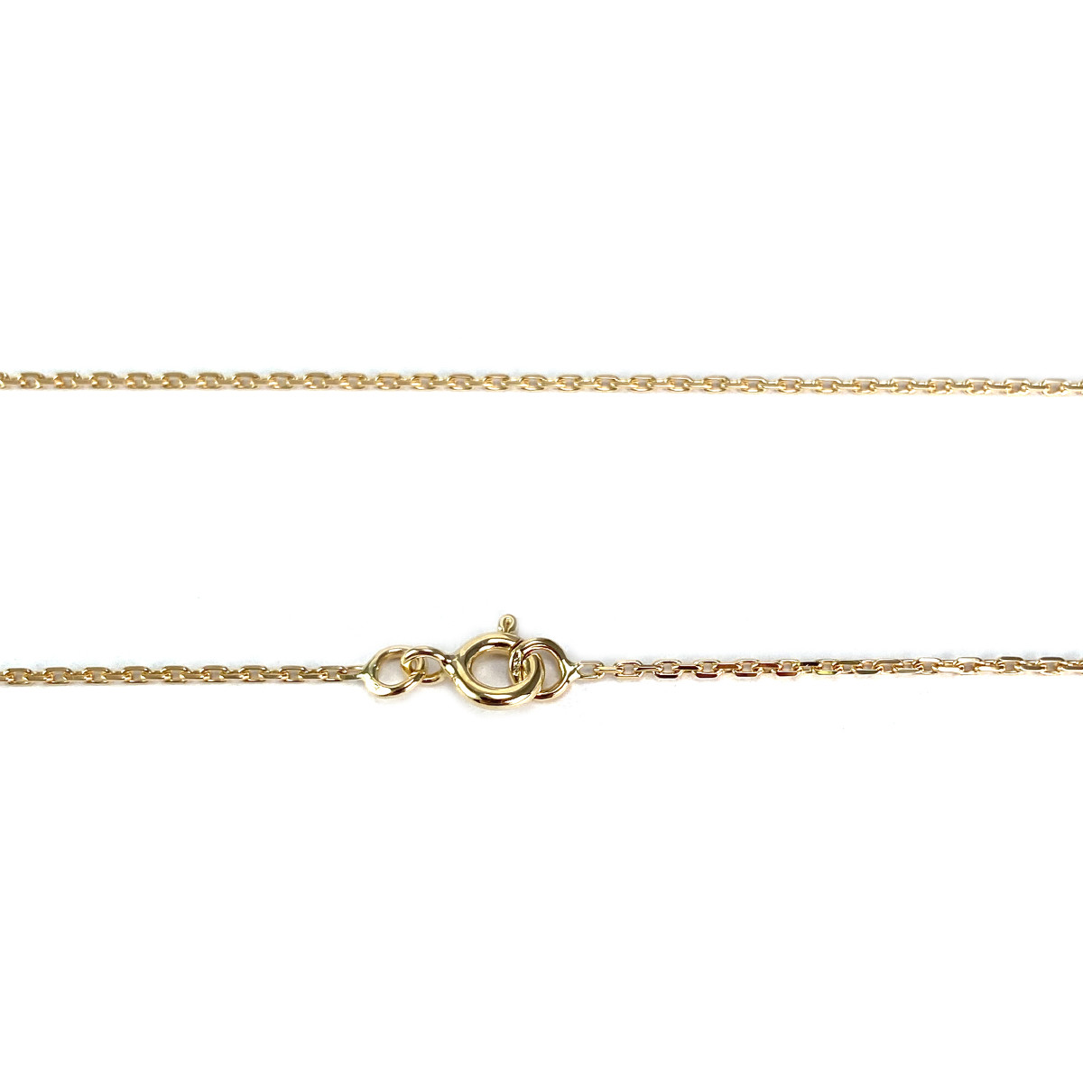Collier d'occasion or 750 jaune maille forçat 40cm - vue 3