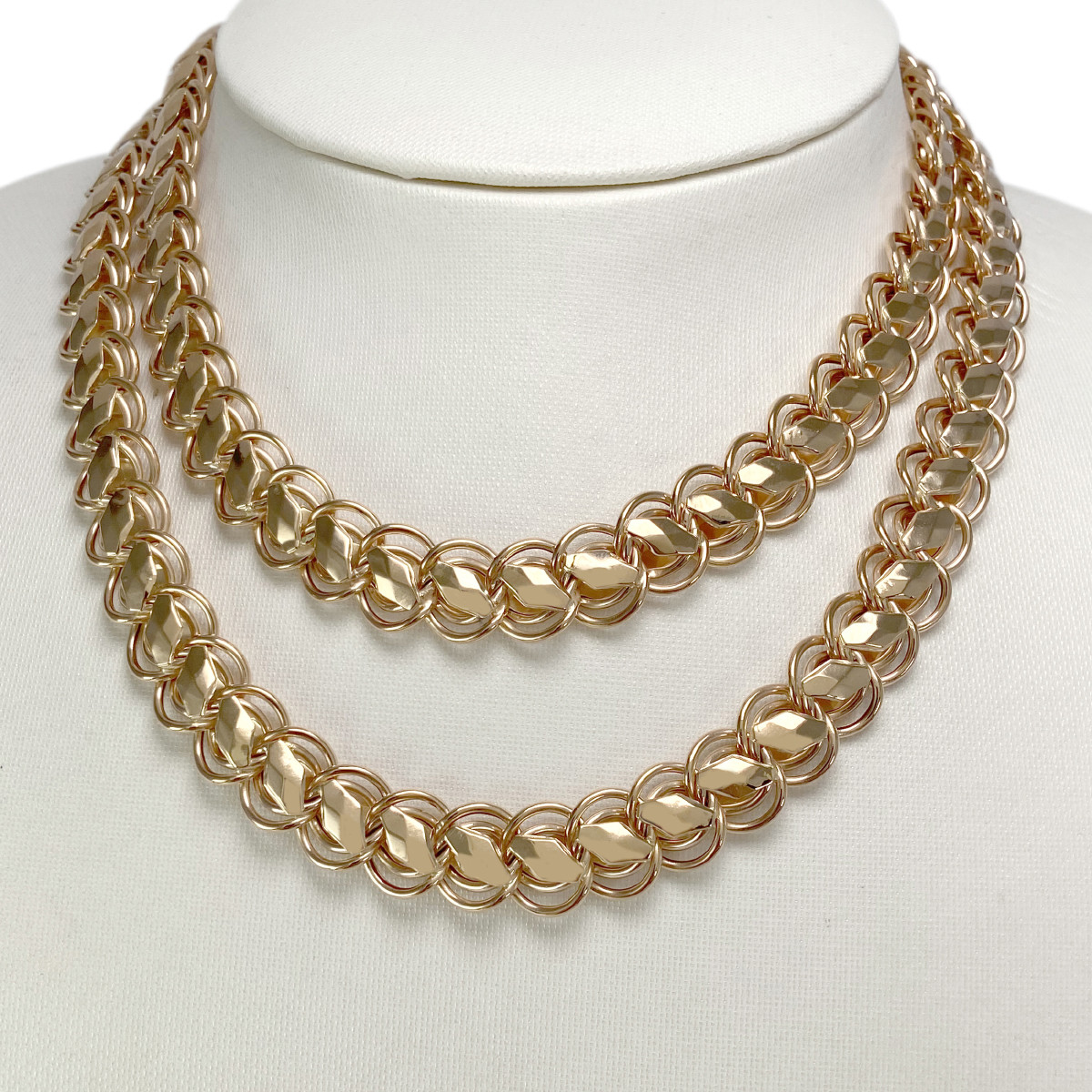 Collier d'occasion or 750 rose 79 cm - vue 2