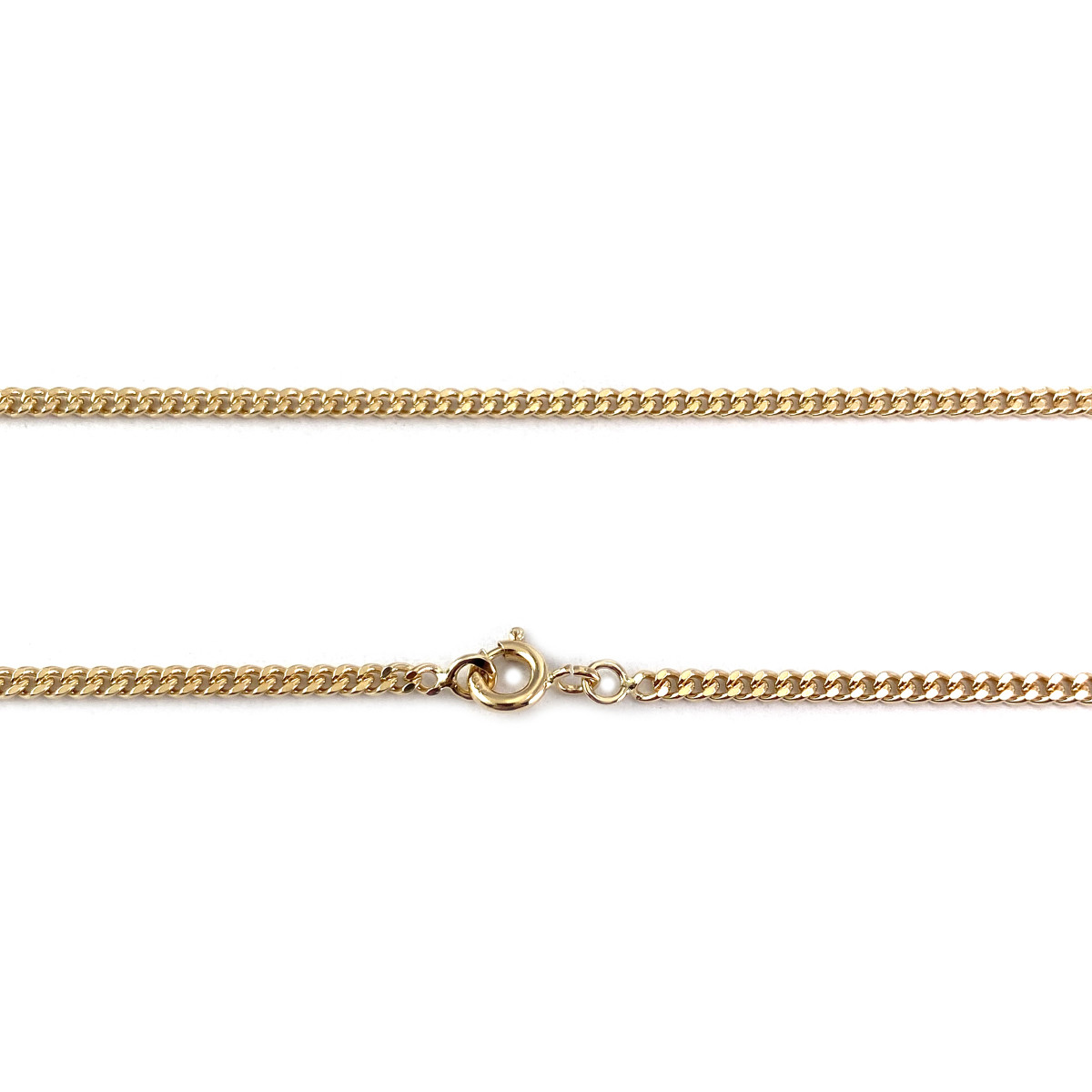 Chaine d'occasion or 750 jaune maille gourmette 60 cm - vue 3