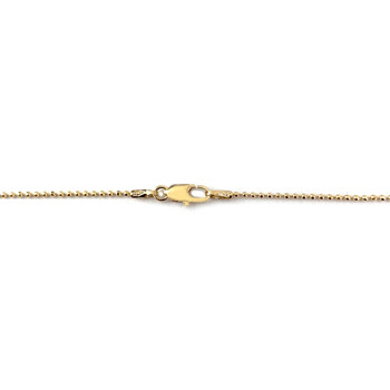 Collier d'occasion or 750 jaune maille boule 42cm