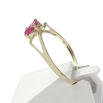 Bague d'occasion or 375 jaune rubis