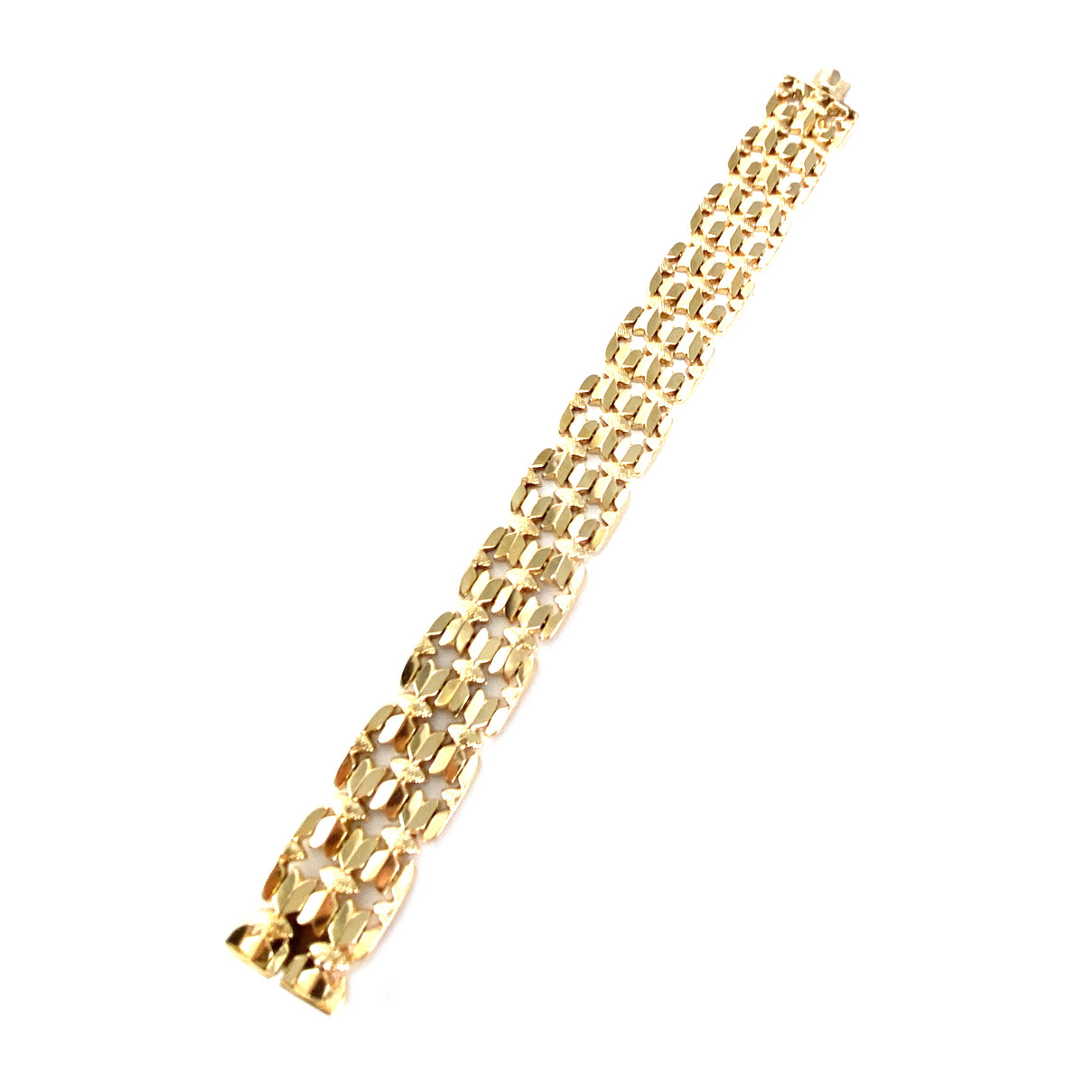 Bracelet d'occasion or 750 jaune 19,5 cm - vue 3