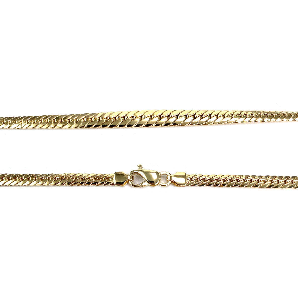 Collier d'occasion or 750 jaune maille anglaise 42.5 cm - vue 3