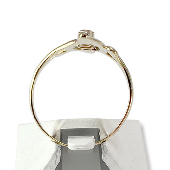 Bague d'occasion or 750 jaune perles rubis