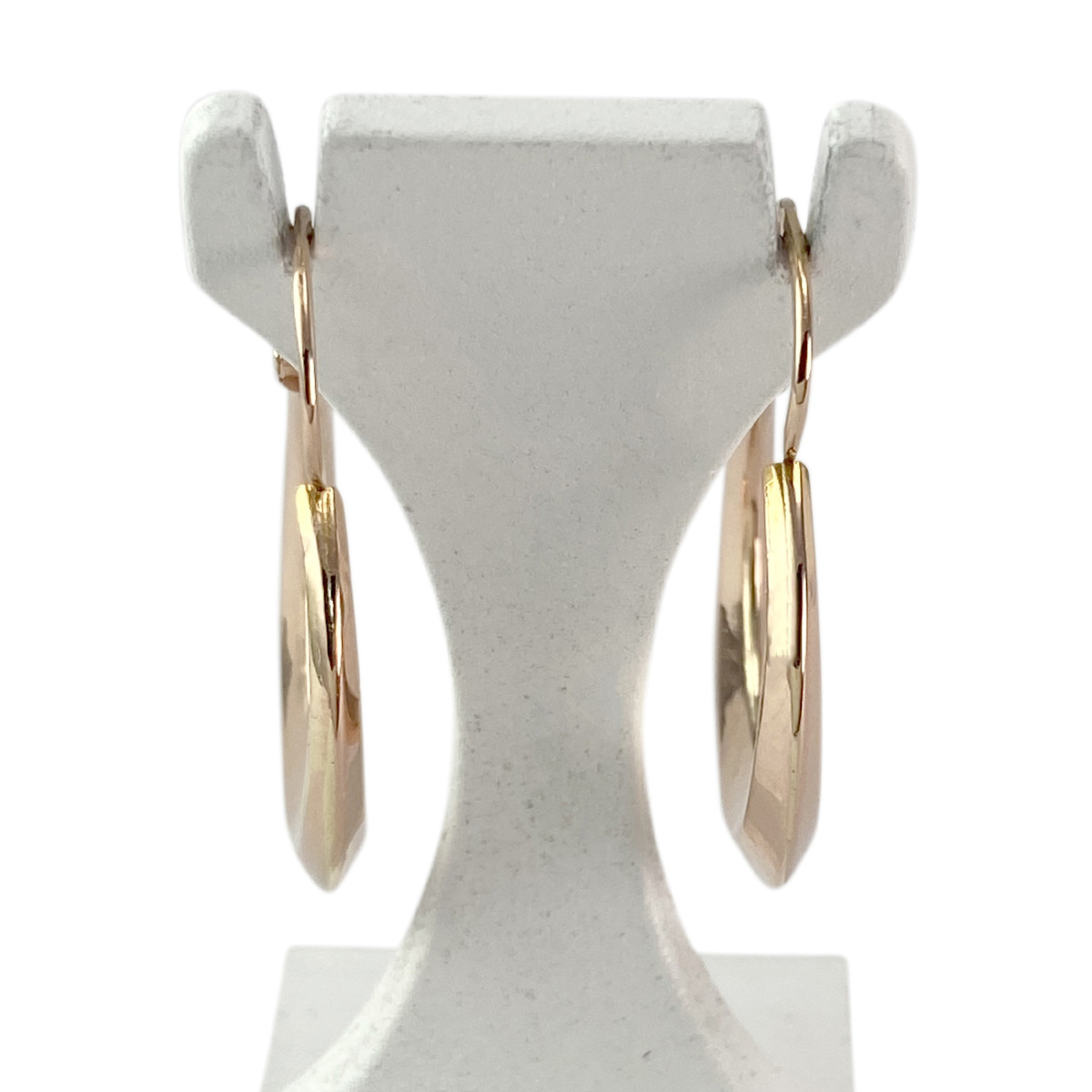 Boucles d'oreilles d'occasion or 750 jaune 20 mm