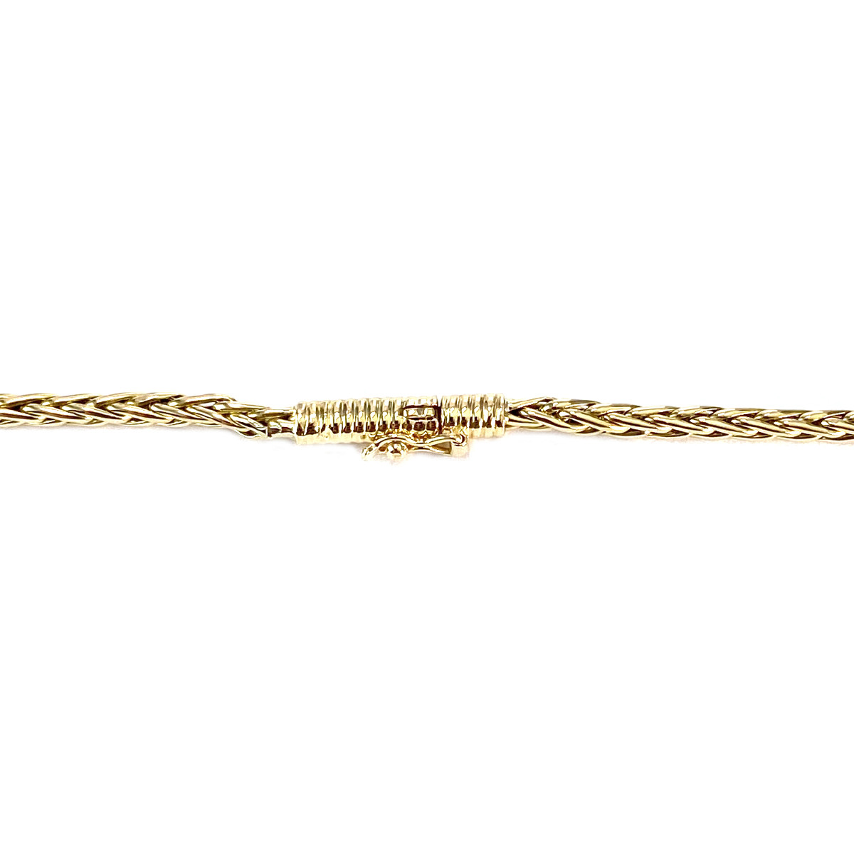 Collier d'occasion or 750 jaune maille palmier 43 cm - vue 3