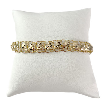 Bracelet d'occasion or 750 jaune 19,5 cm