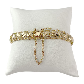 Bracelet d'occasion or 750 jaune 19,5 cm