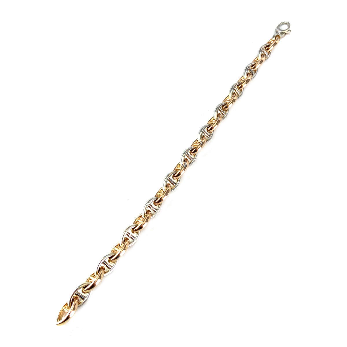 Bracelet d'occasion 2ors 750 maille marine 20cm - vue 2