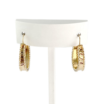 Boucles d'oreilles d'occasion or 750 jaune