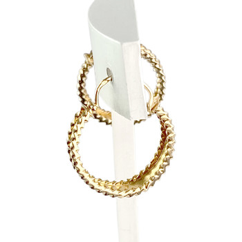 Boucles d'oreilles d'occasion or 750 jaune