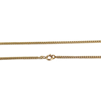 Chaine d'occasion or 750 jaune maillle gourmette 65 cm
