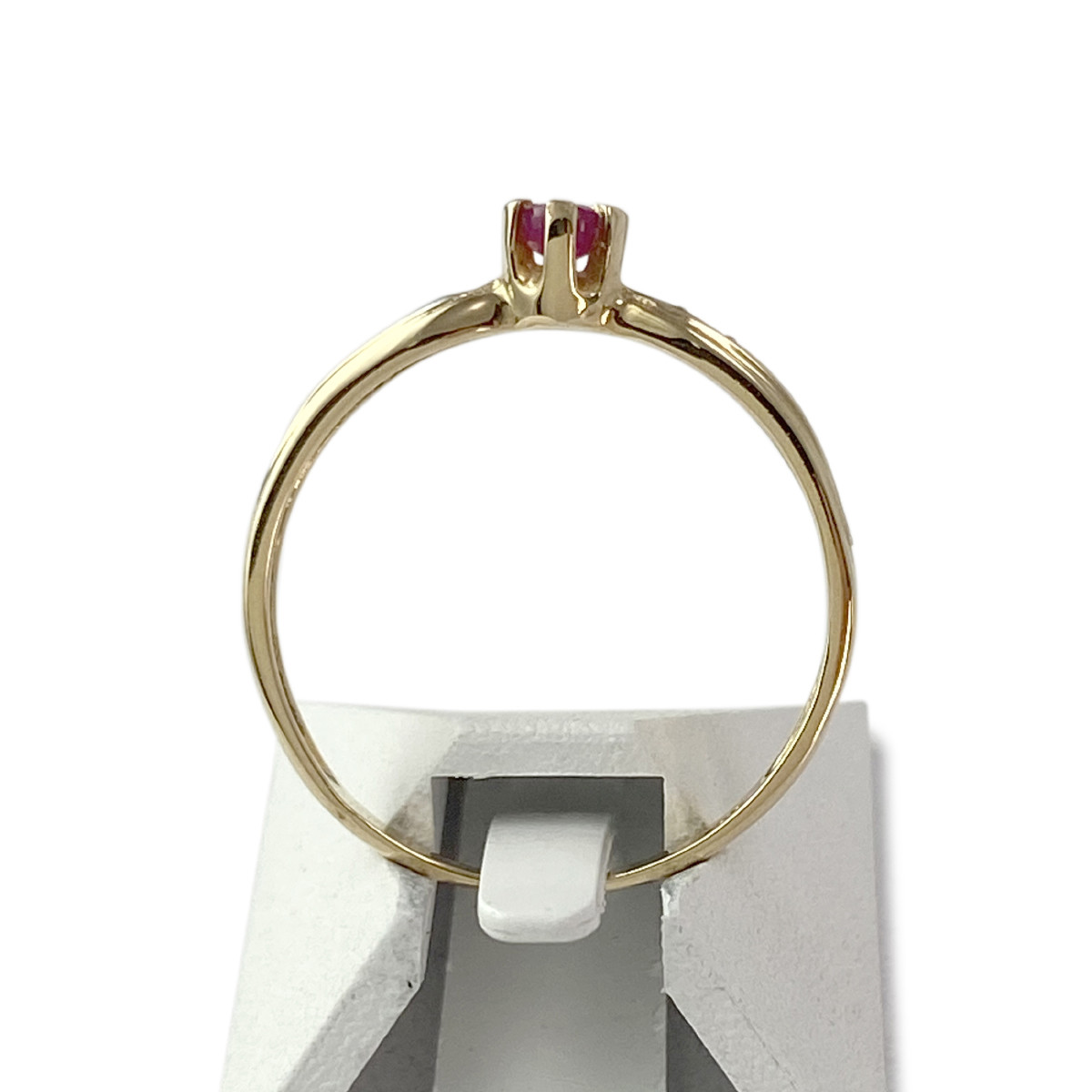 Bague d'occasion or 750 rubis - vue 3