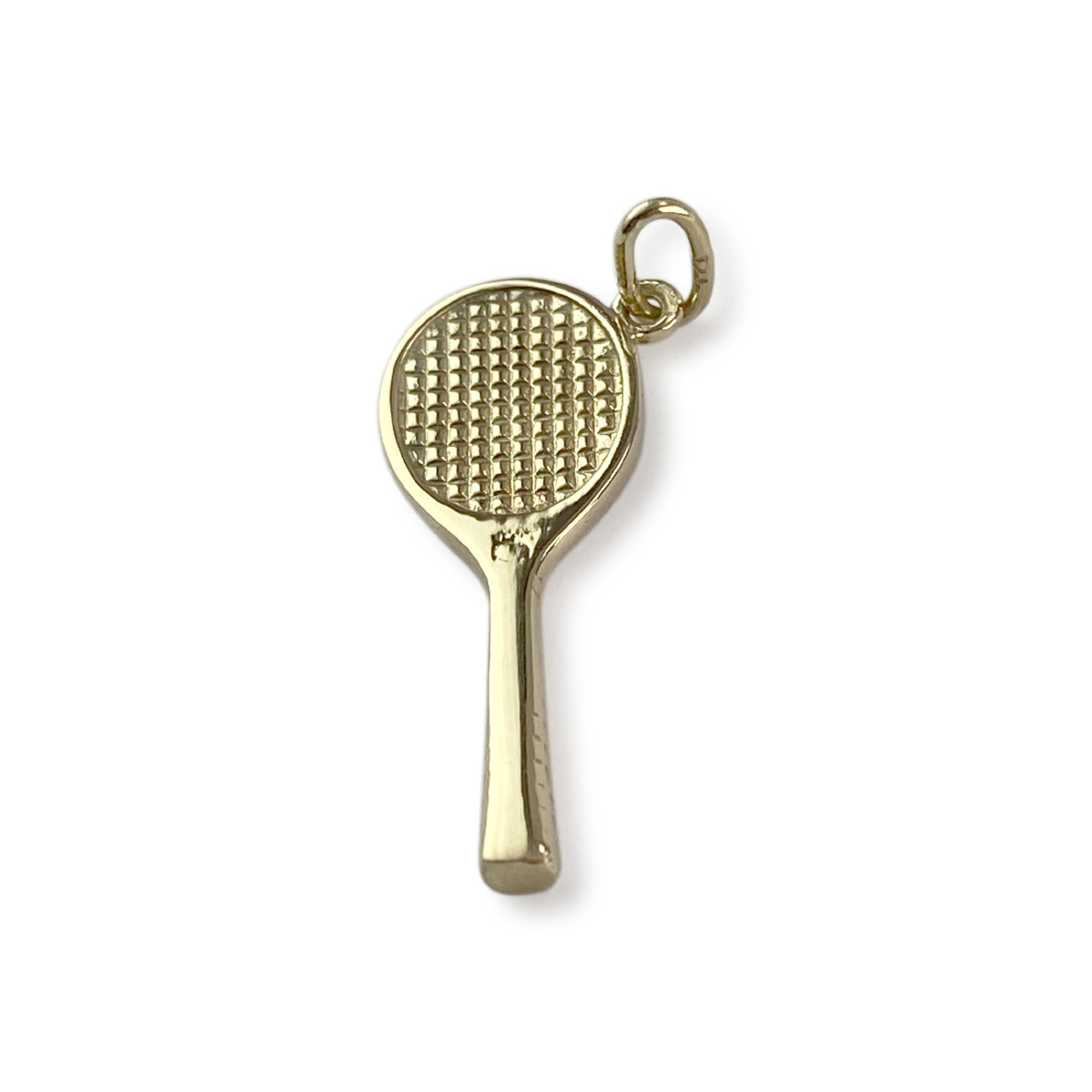 Pendentif d'occasion or 375 raquette de tennis - vue 2
