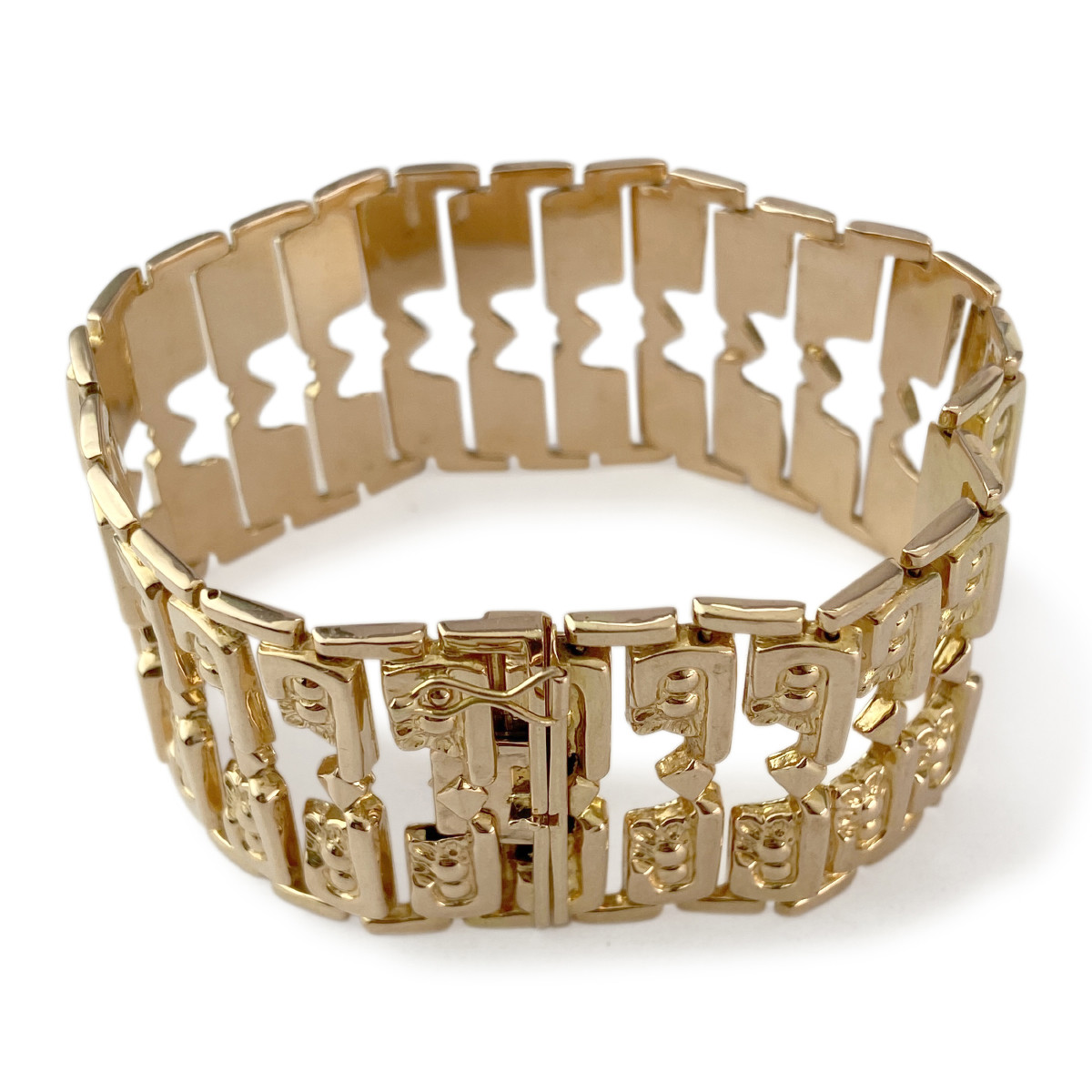 Bracelet d'occasion or 750 jaune 19cm - vue 2