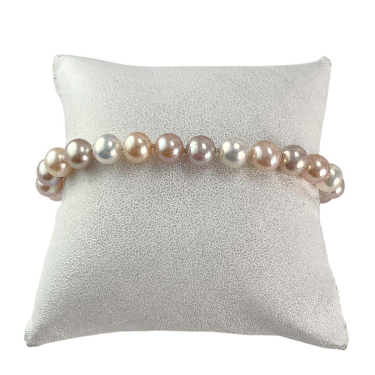 Bracelet d'occasion or 375 jaune perles de culture de chine 20cm