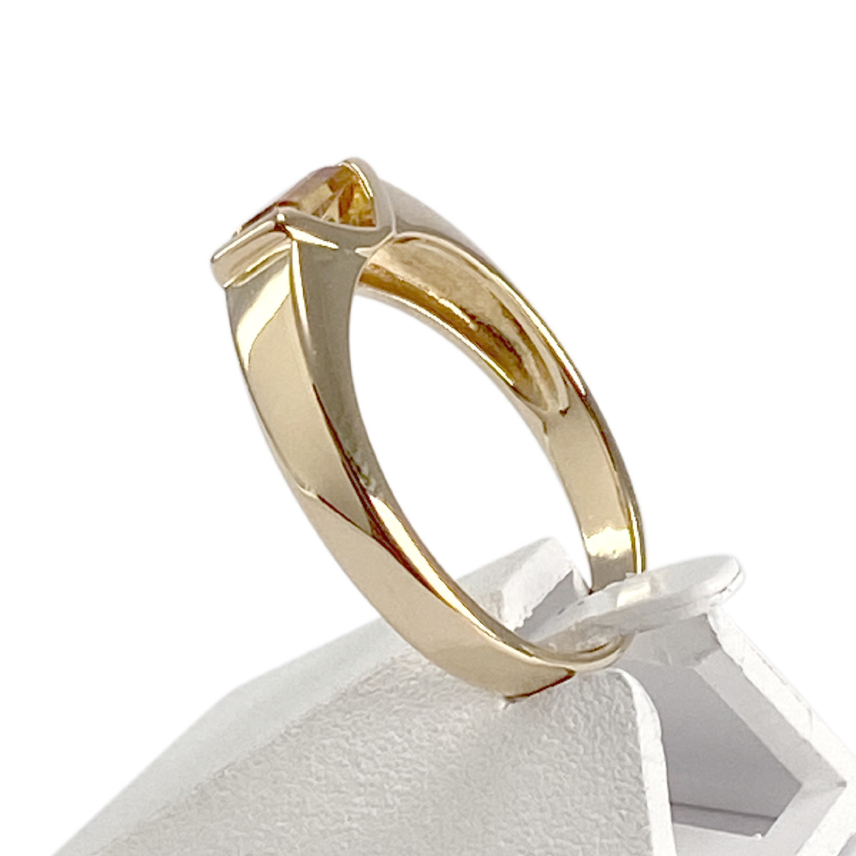 Bague d'occasion or 750 jaune citrine - vue 2