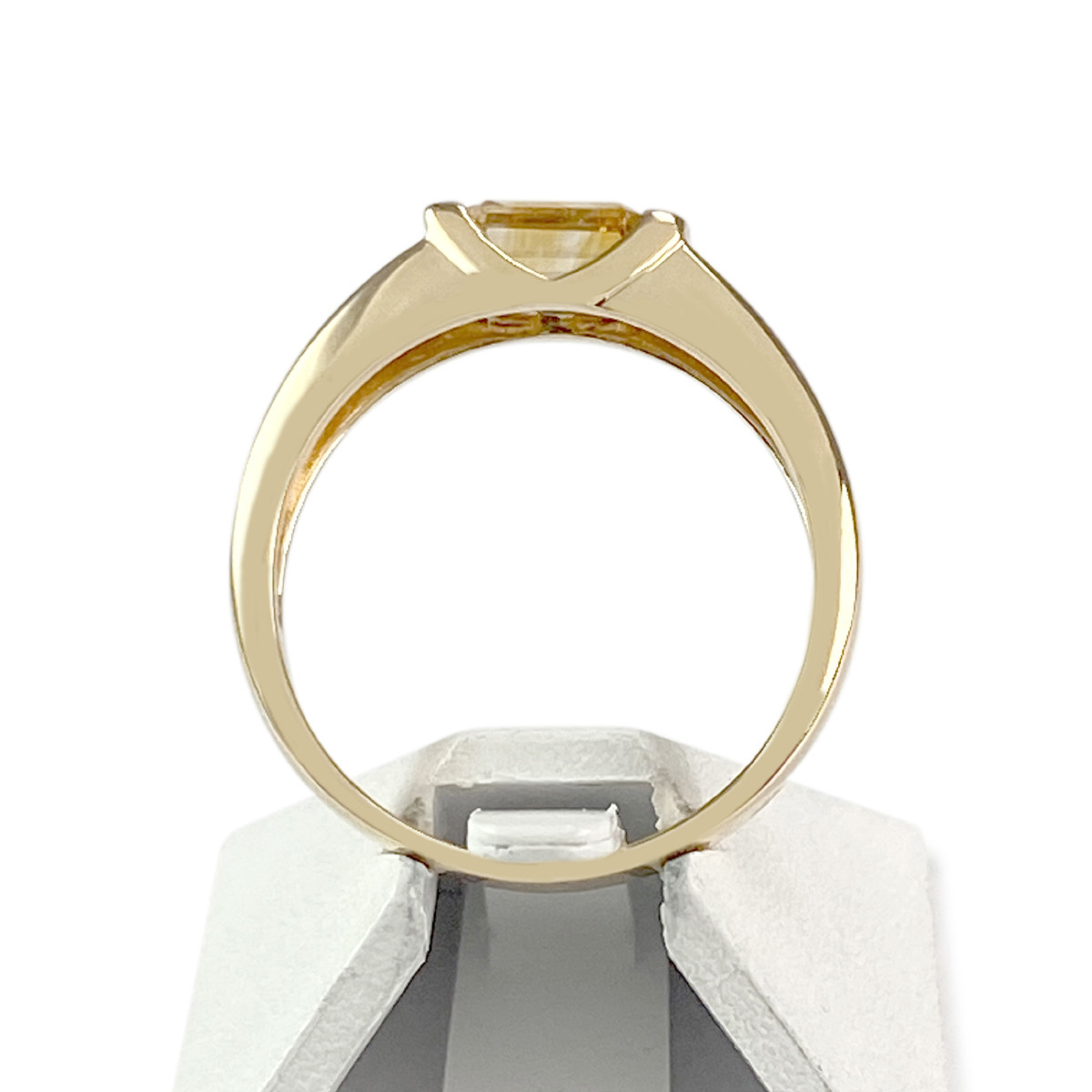 Bague d'occasion or 750 jaune citrine - vue 3