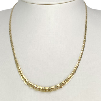 Collier d'occasion or 750 maille haricot