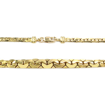 Collier d'occasion or 750 maille haricot