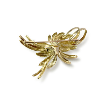 Broche d'occasion or 750 fantaisie
