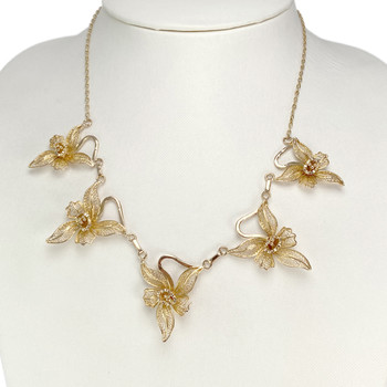 Collier d'occasion or 750 fantaisie