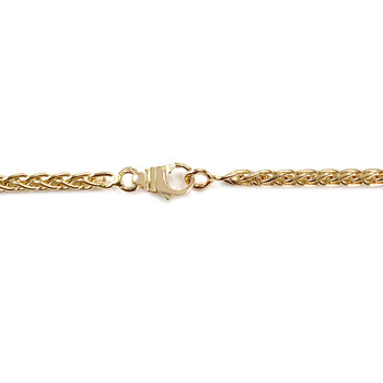 Collier d'occasion or 750 maille tressée