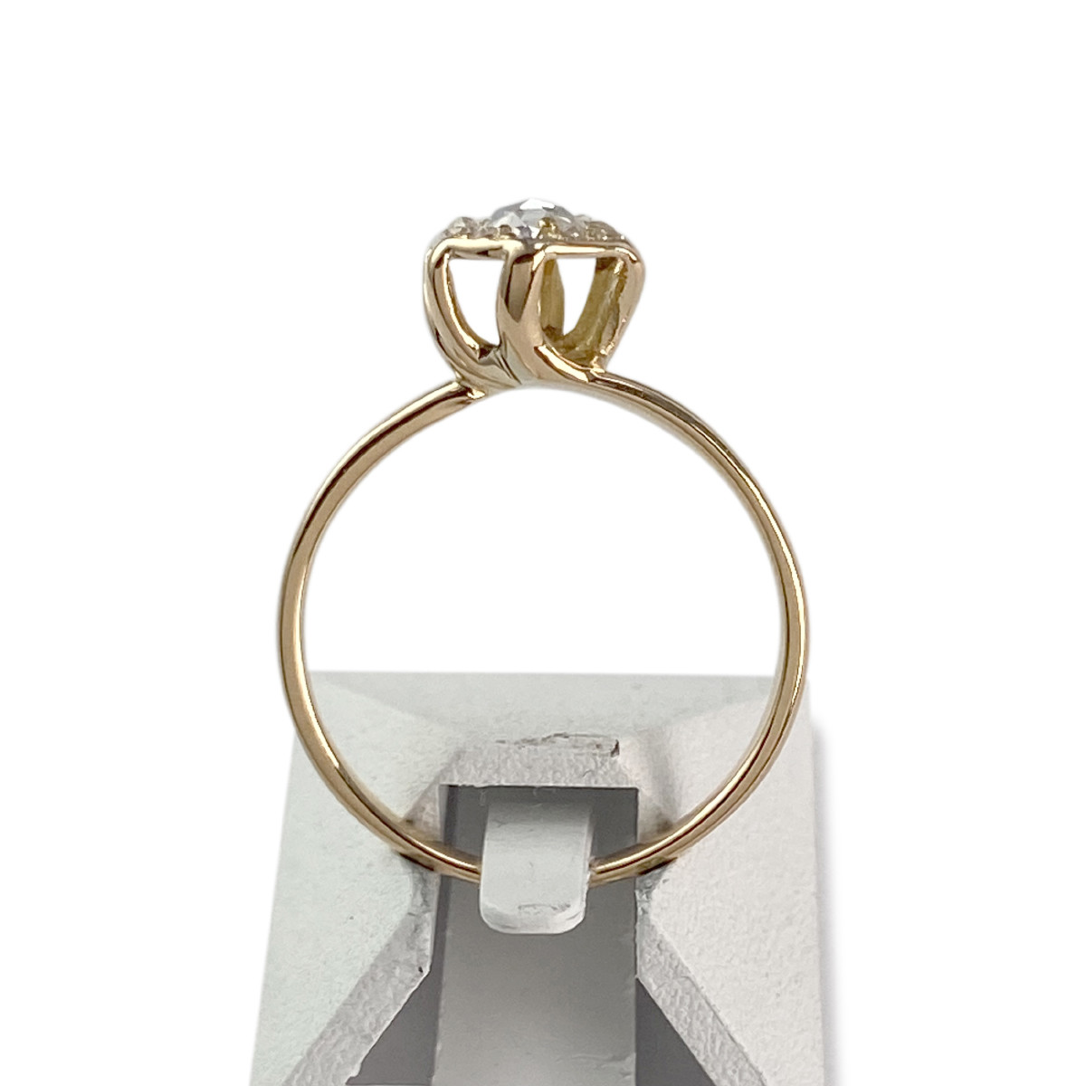 Bague d'occasion or 750 diamants - vue 3
