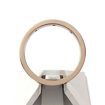 Bague d'occasion or 375 rose diamants