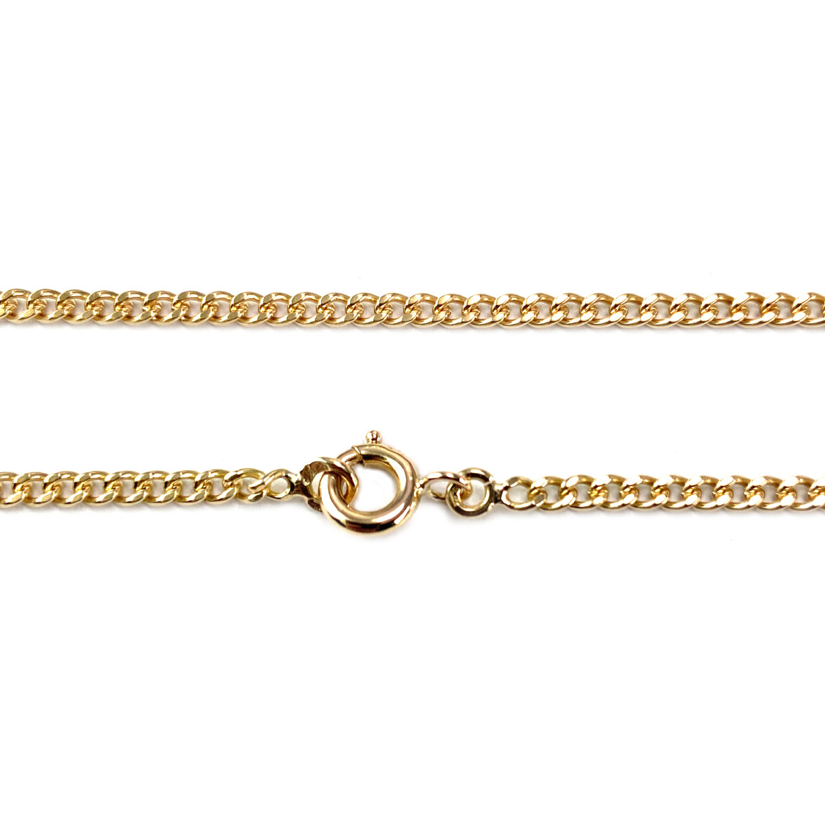 Chaine d'occasion or 750 jaune maille gourmette 42.5 cm - vue 3