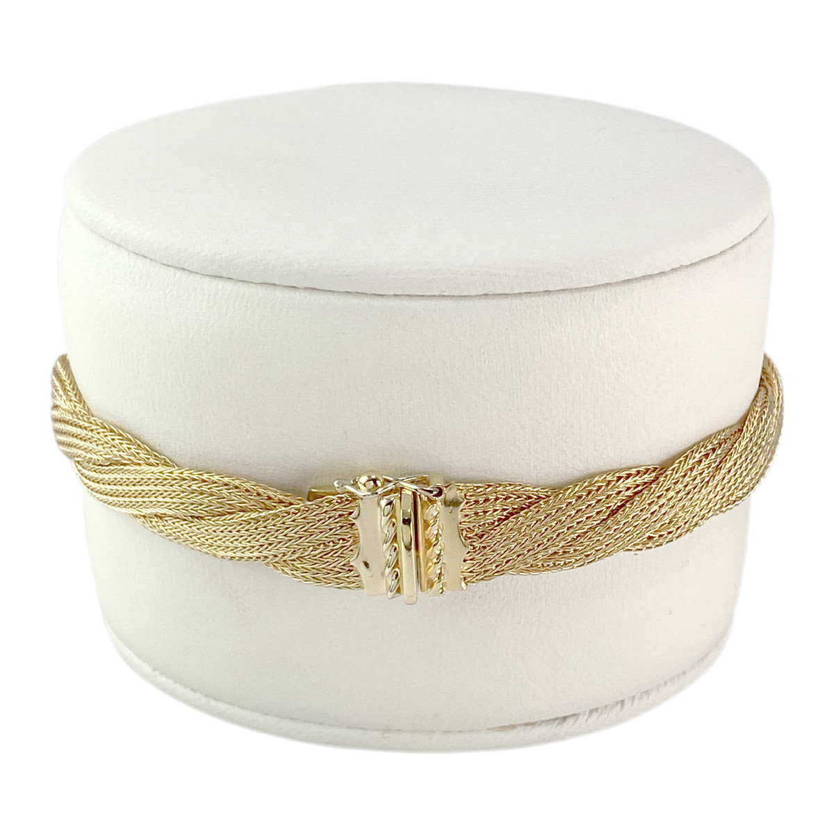 Bracelet d'occasion or 750 jaune 19 cm - vue 2